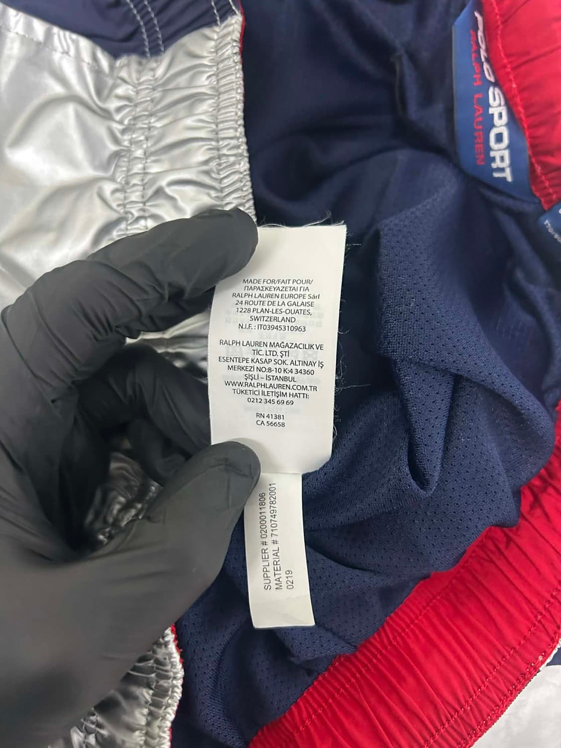 [S] 폴로 스포츠 90s 드로우백 한정판 테이프 팬츠 레터링 풀업 상품이미지6