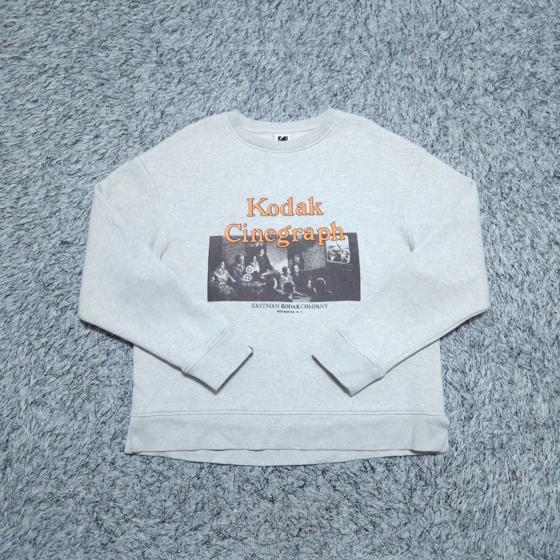 코닥) M 남자 오버핏 기모맨투맨 스웨트셔츠 / 왕눈이샵 상품이미지1