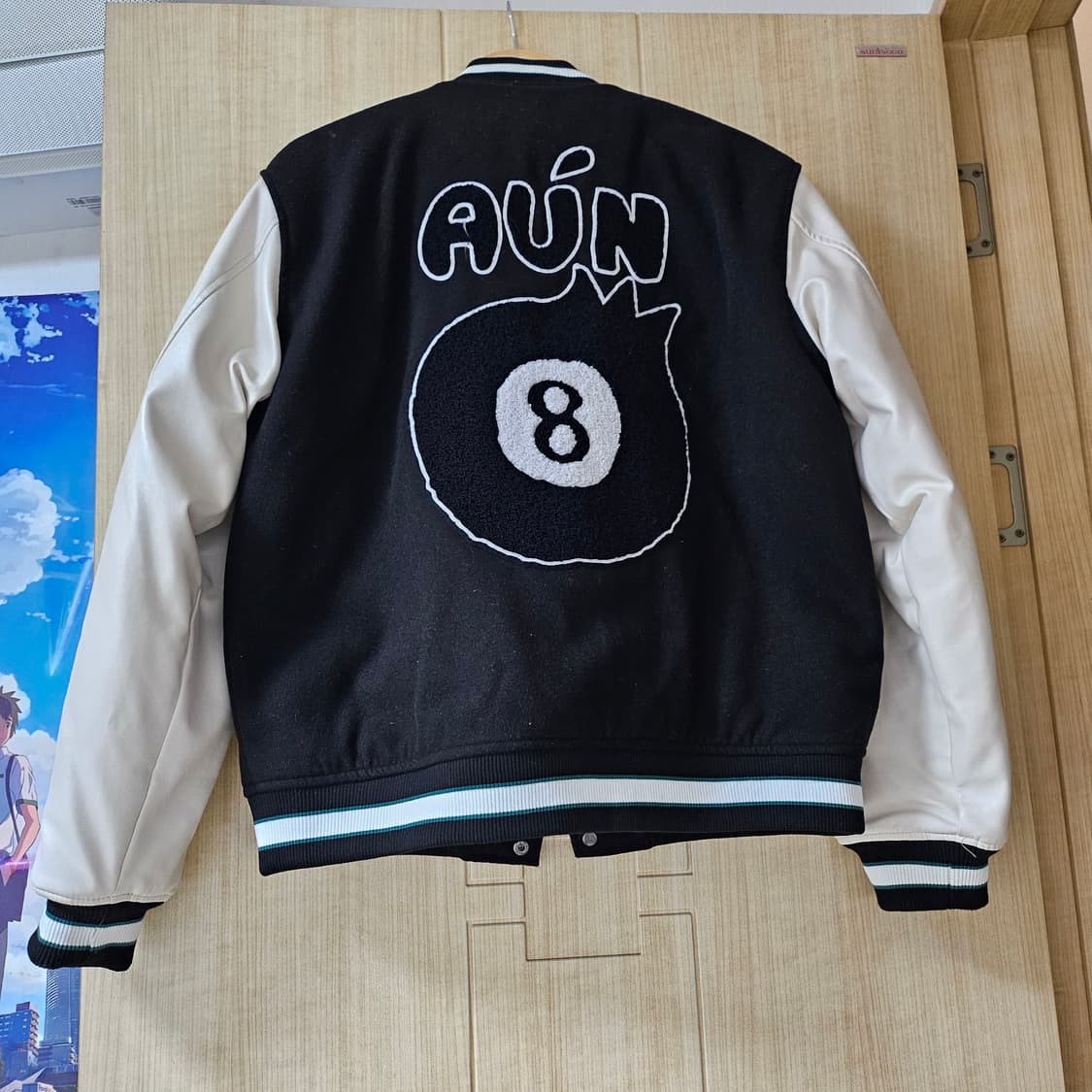 탐코믹스 바시티자켓 블랙 XL 상품이미지2