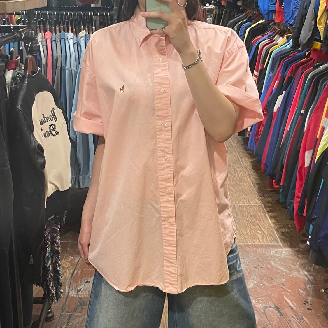 [HI] 폴로 반팔셔츠 핑크 상품이미지2