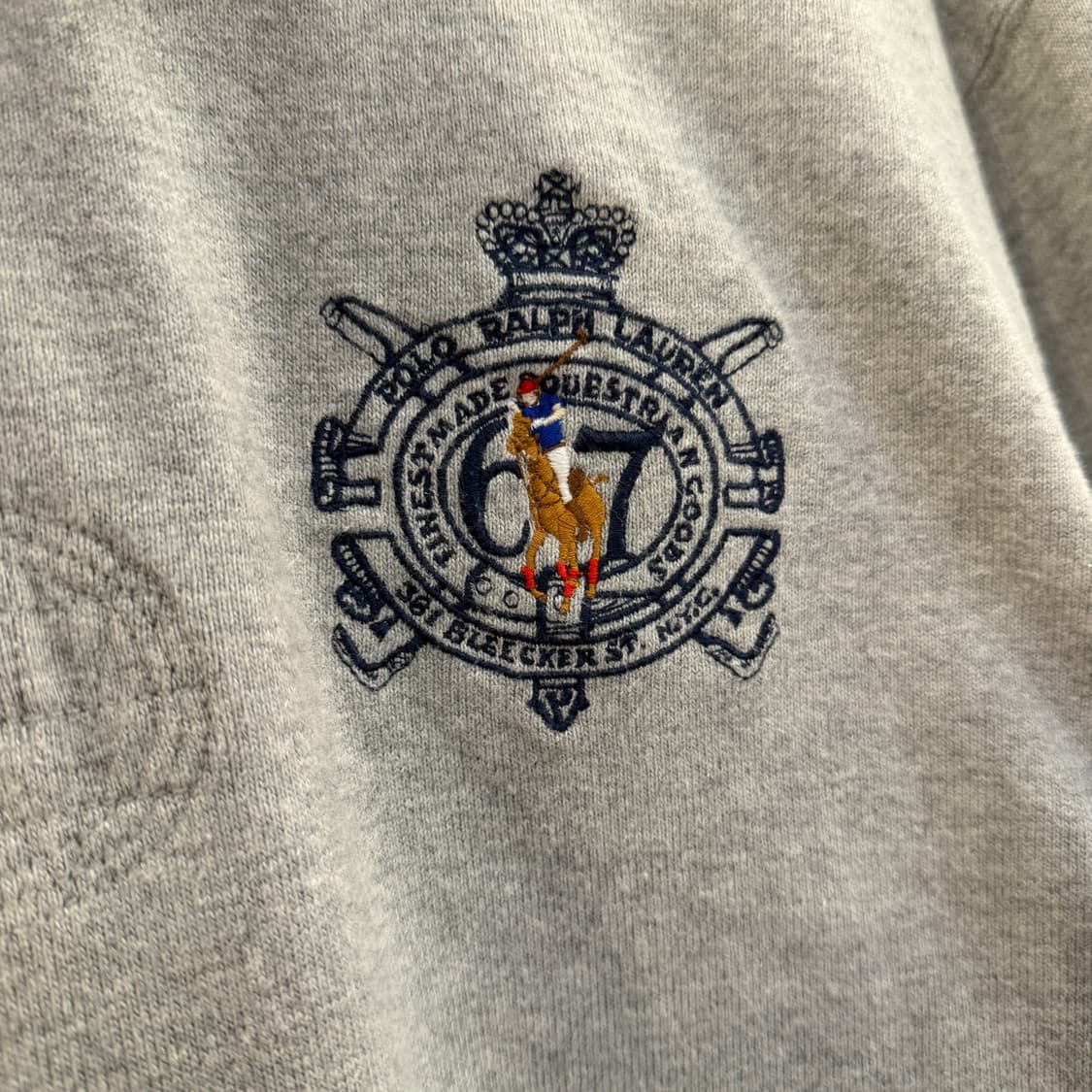 폴로 랄프로렌 그레이 럭비 티셔츠 상품이미지3