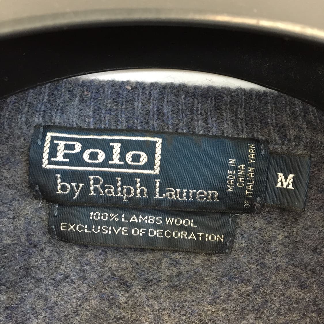 폴로 랄프로렌 램스울 100% 니트 여성 M 상품이미지5