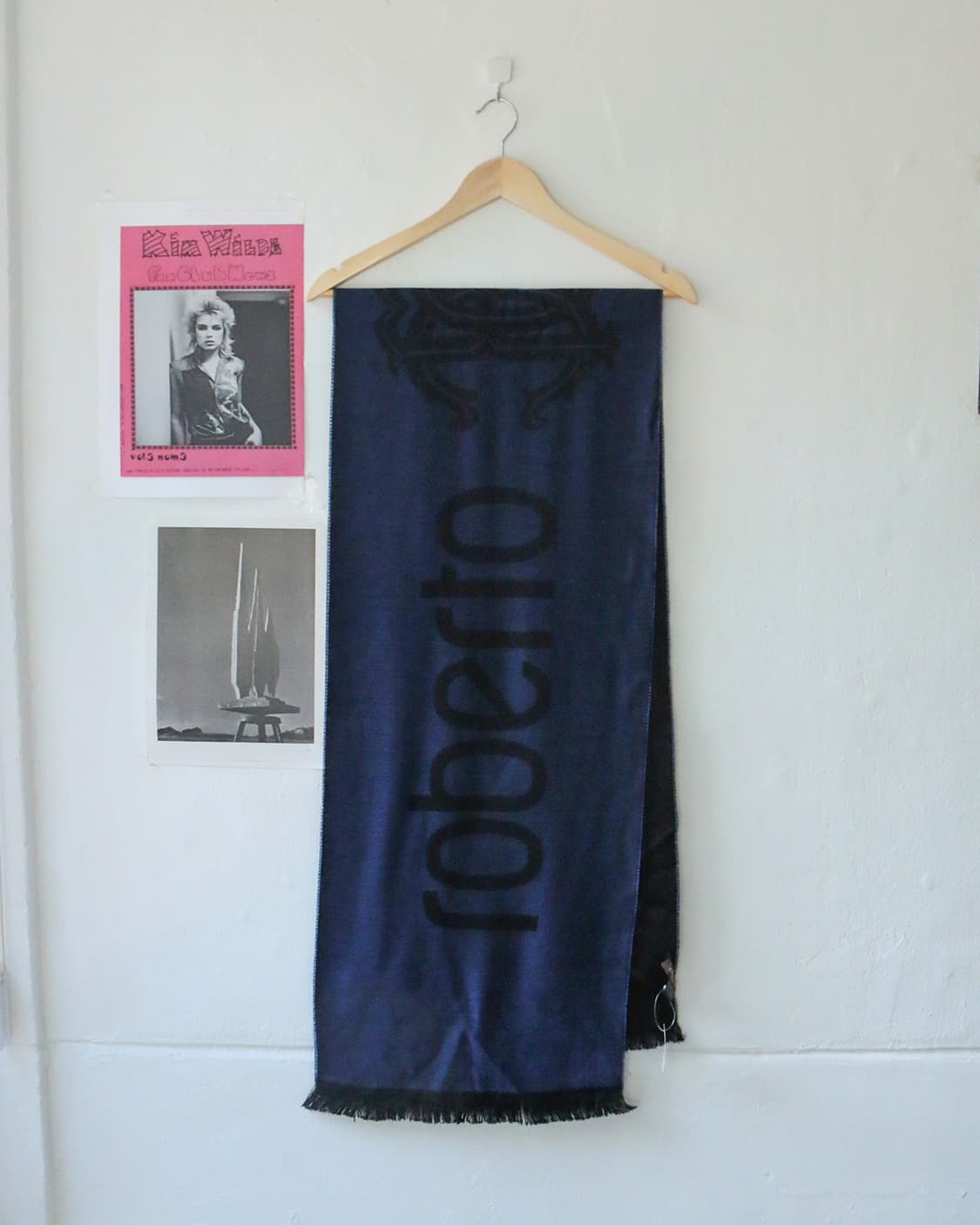 로베르토 카발리 울 머플러 상품이미지5