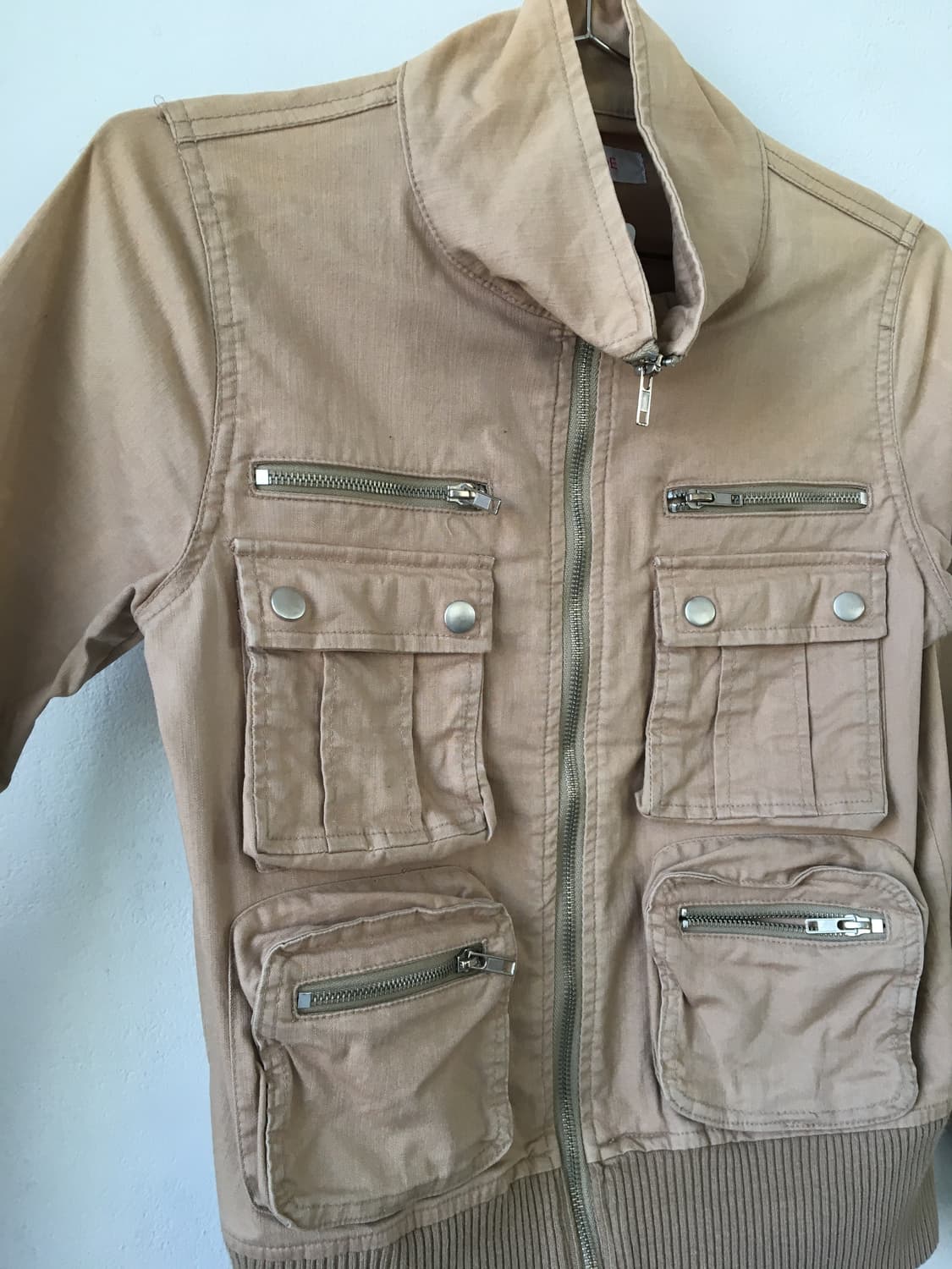 Multi pocket high neck zip up 상품이미지5