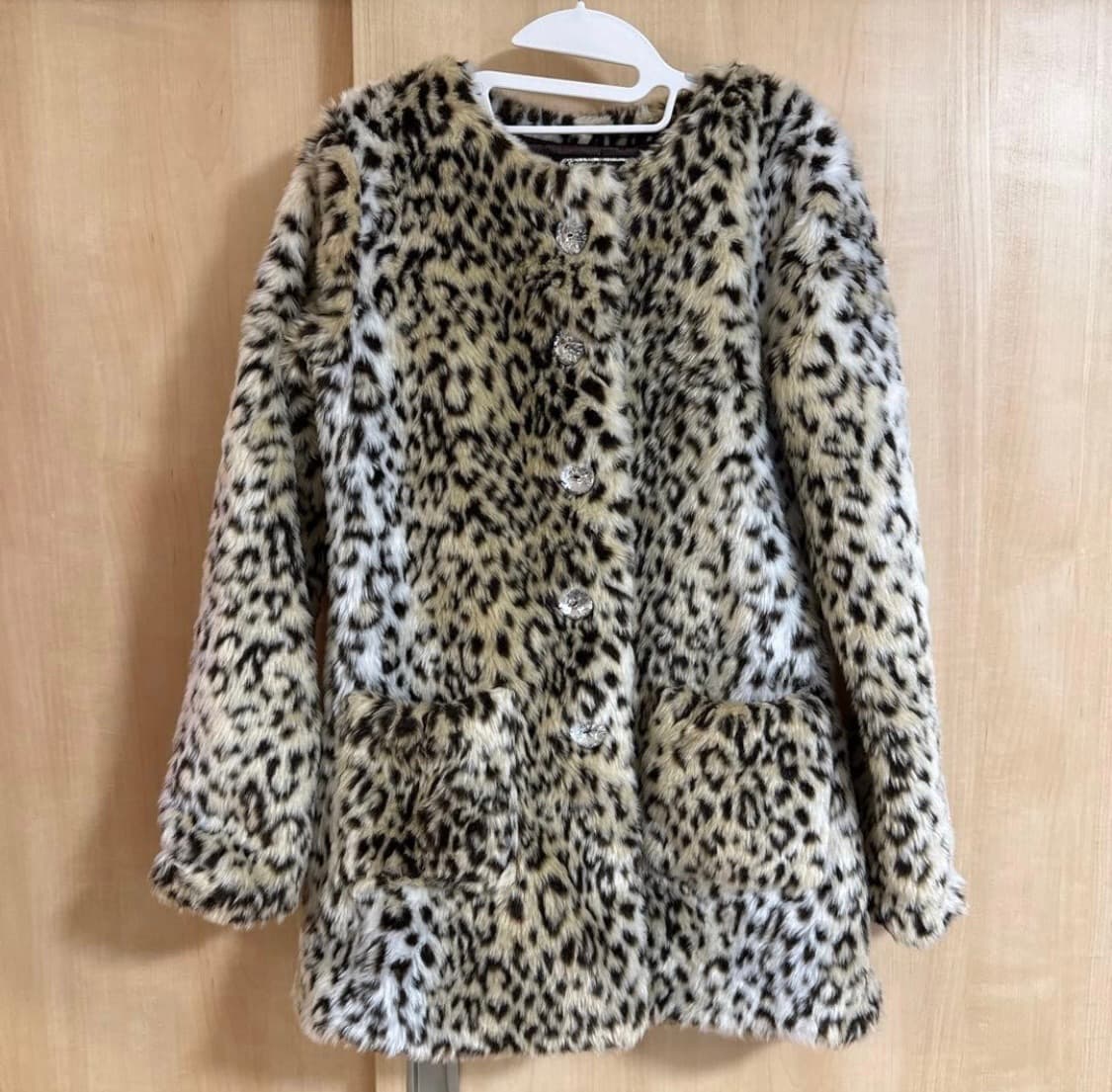 리즈리사 호피 코트 퍼코트 퍼자켓 히메갸루 오네갸루 짜잔씨 나나깔 펑크 상품이미지5