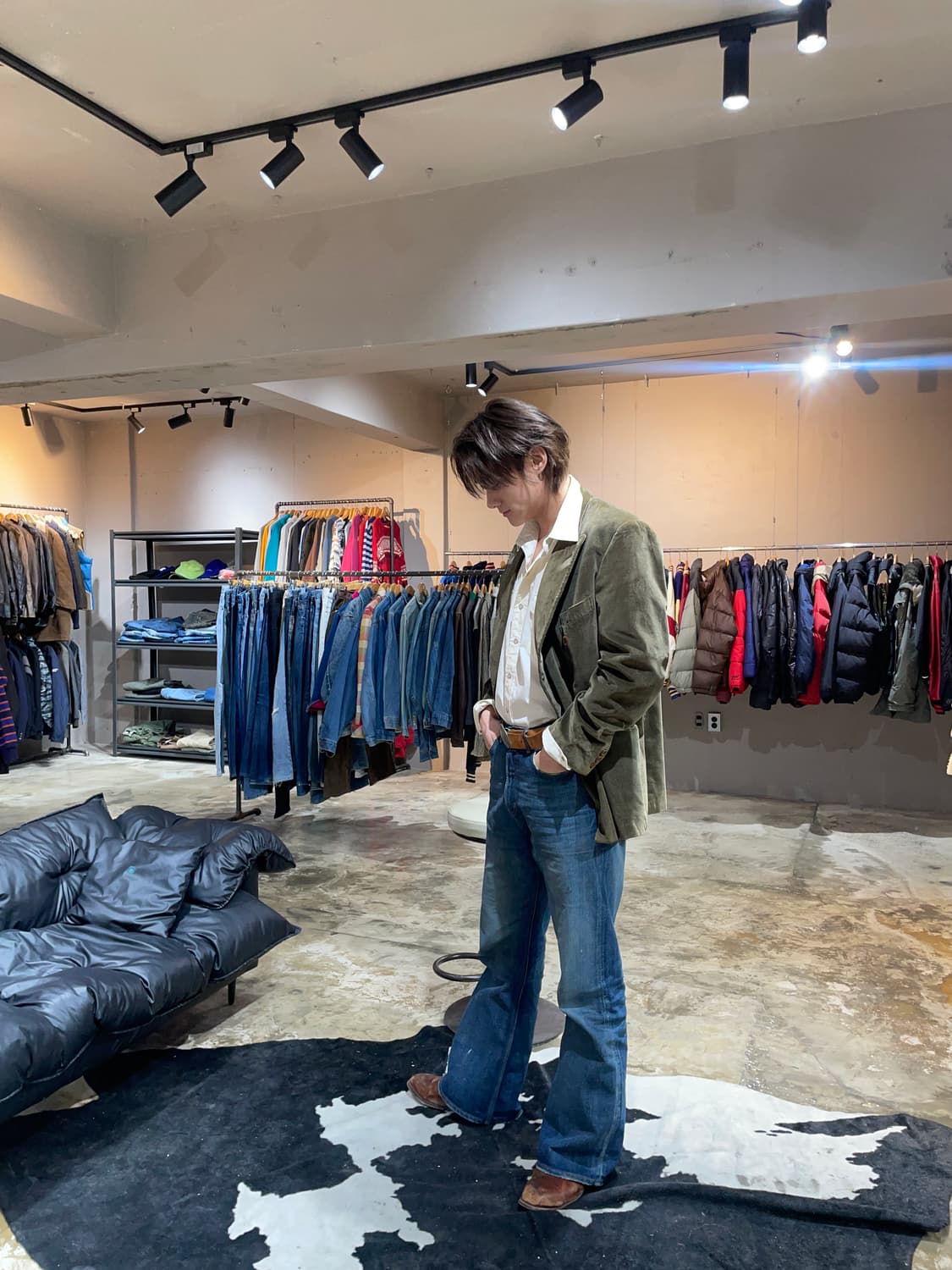 made in italyDouble Breasted Velvet Blaz 상품이미지2