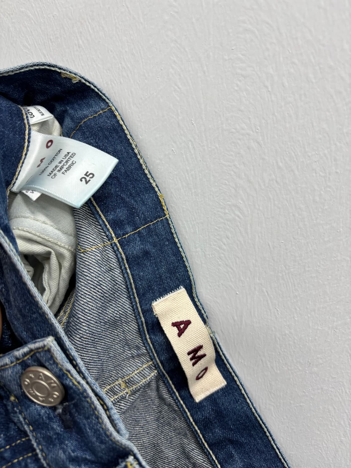 AMO(에이엠오) 컷오프 디스트로이드 데님 팬츠 상품이미지3