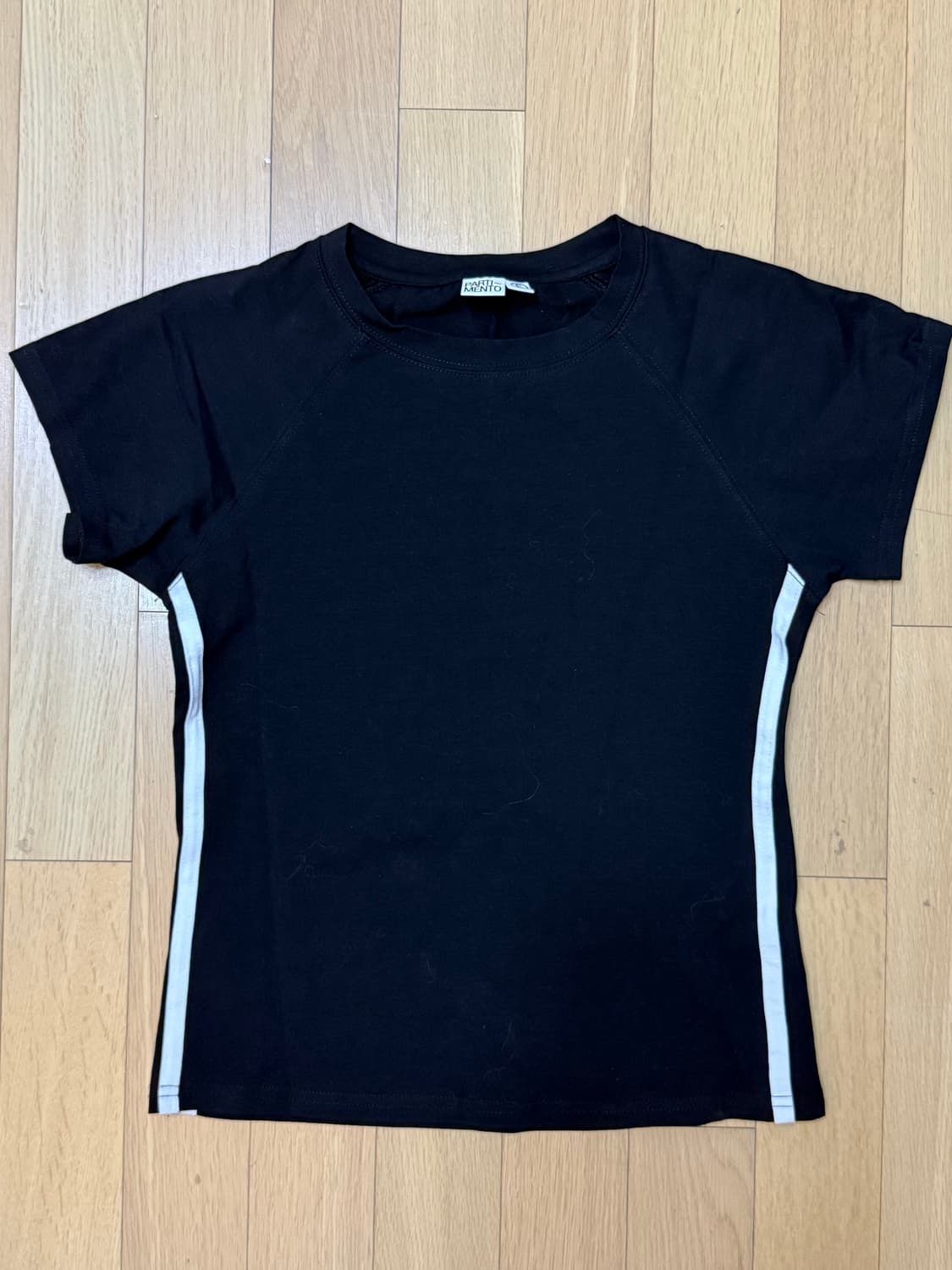 넘버링 프린티드 티_블랙 상품이미지2