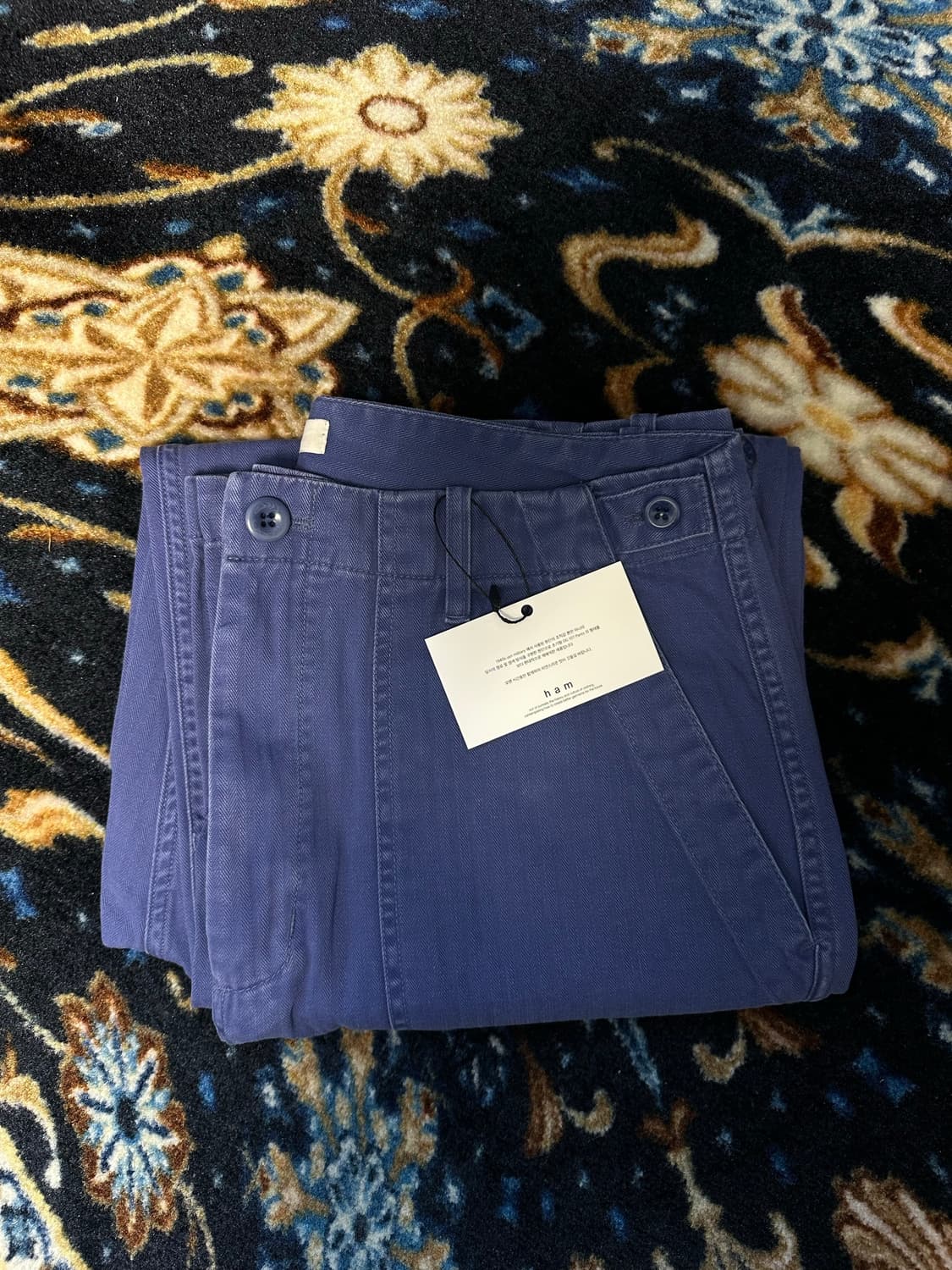 h.a.m hbt 107 pants blue 상품이미지4