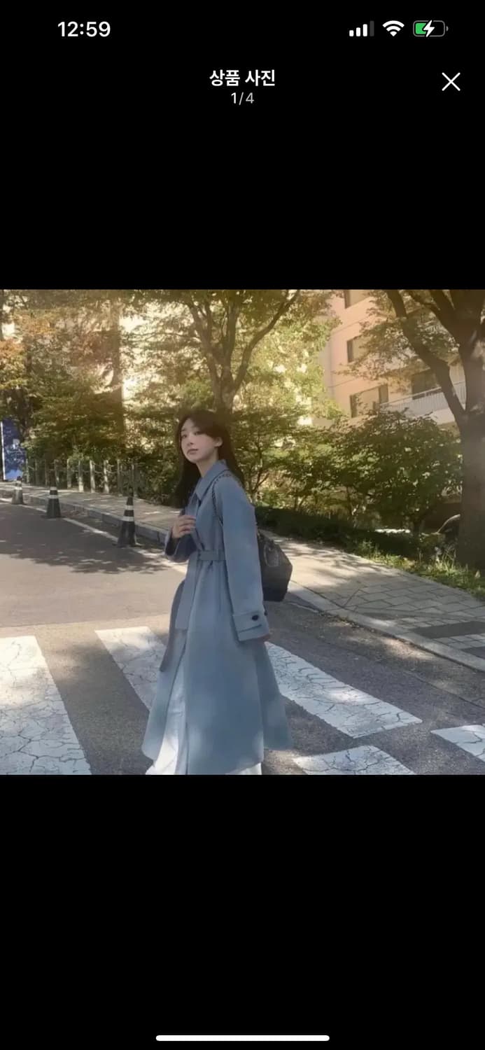 (새상품) 온드민 로지 핸드메이드 롱코트 상품이미지1