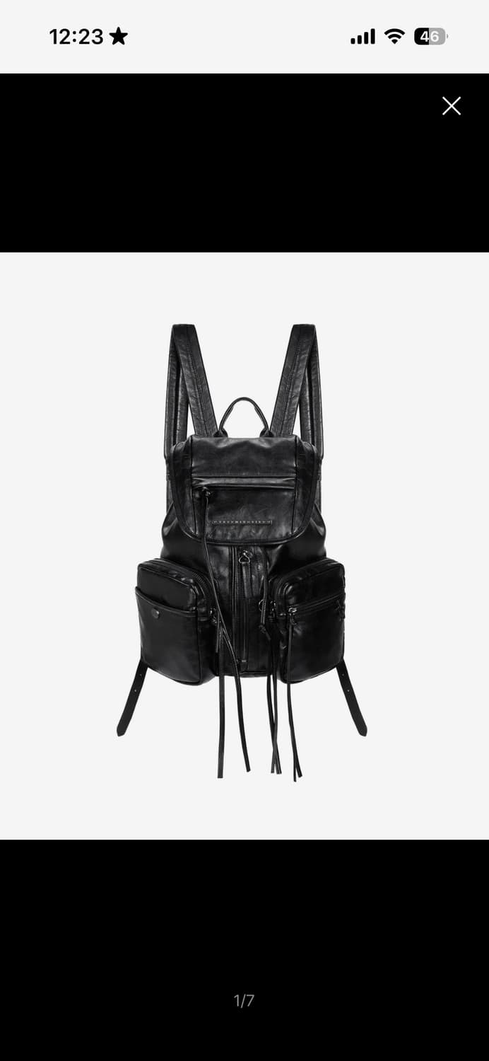 트리밍버드 지퍼 피니싱 미니 백팩 상품이미지1