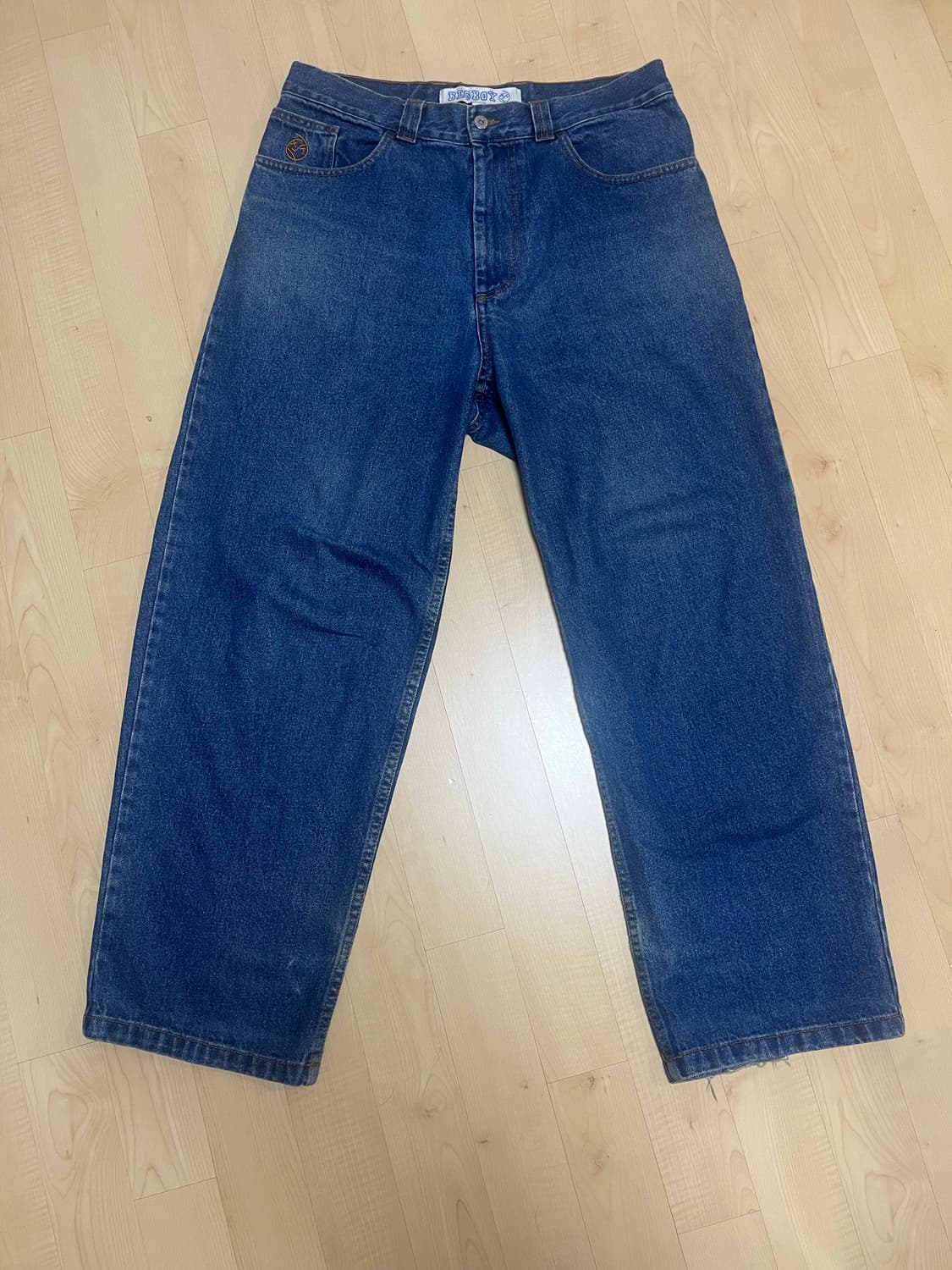 [m]폴라스케이트 빅보이 데님진 다크블루 상품이미지1