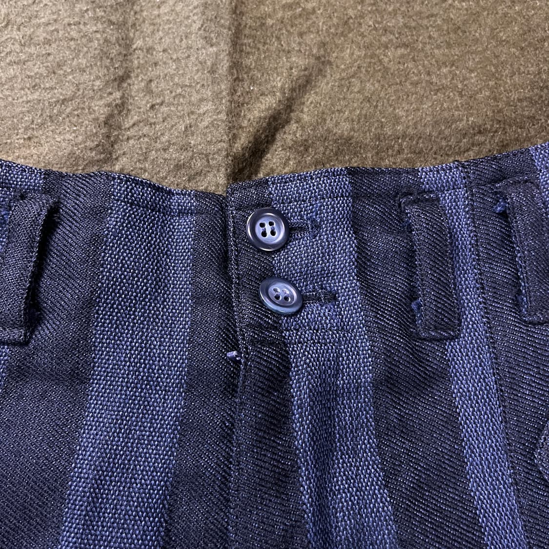 미치코 코시노 빈티지스트라이프 팬츠 (실측확인) 상품이미지2