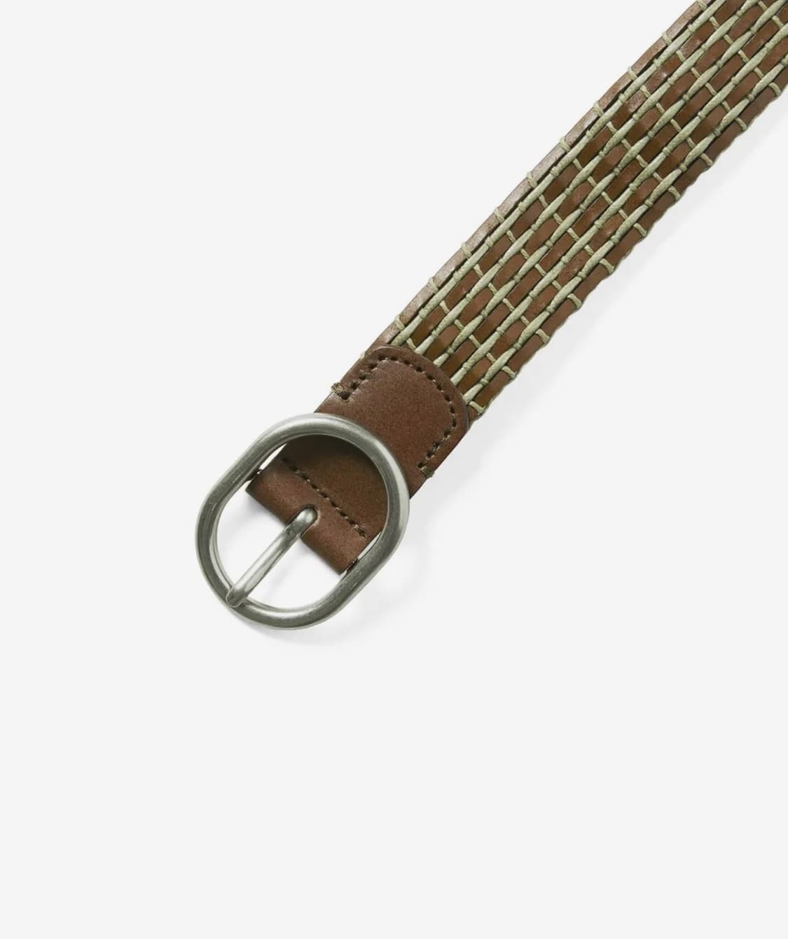 디스이즈네버댓 Multicolor Woven Belt Beige 상품이미지2