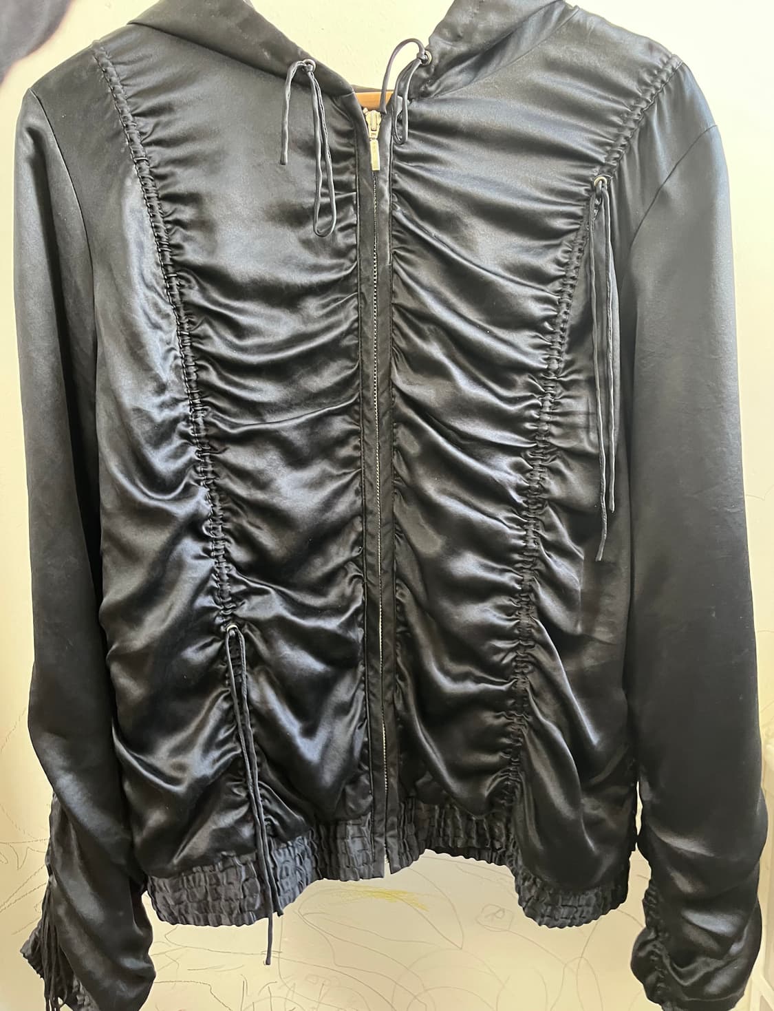 빈티지 셔링 후드집업 다크네이비 상품이미지6