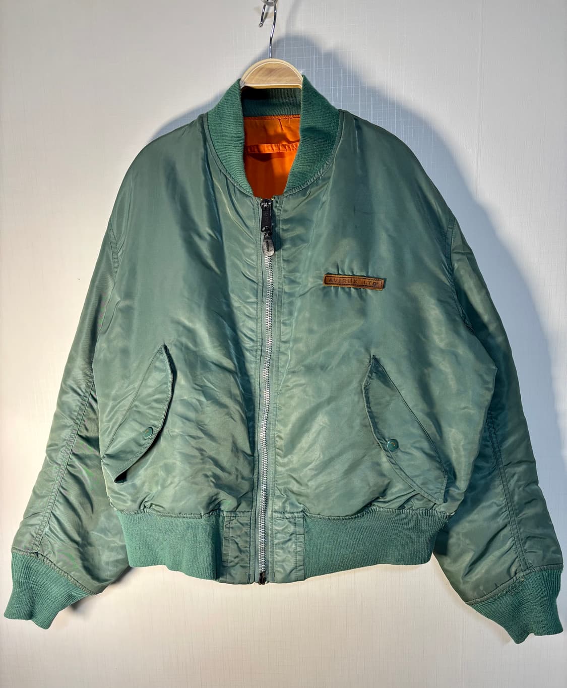 90s USA Avirex MA-1 아비렉스 빈티지 마원 항공점퍼 상품이미지2