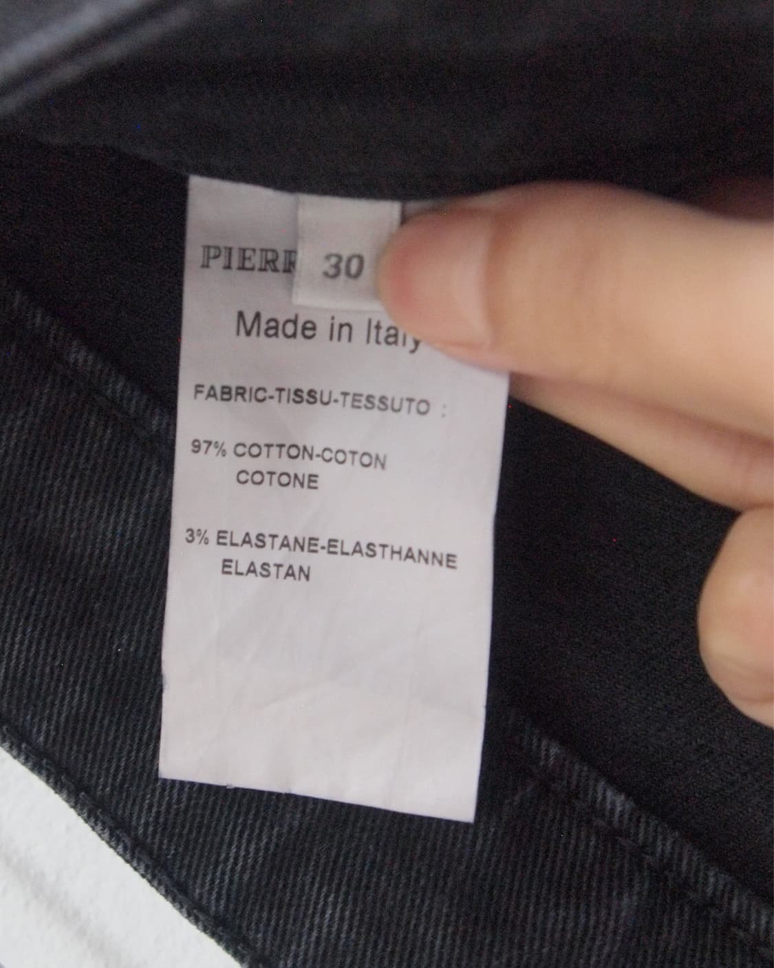 발망 클래식 슬림핏 바이커 블랙진 상품이미지7