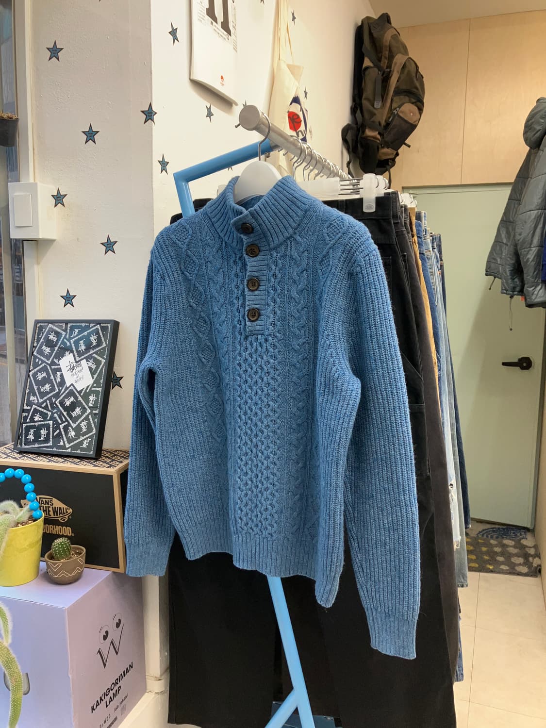 vtg button sweater  상품이미지3