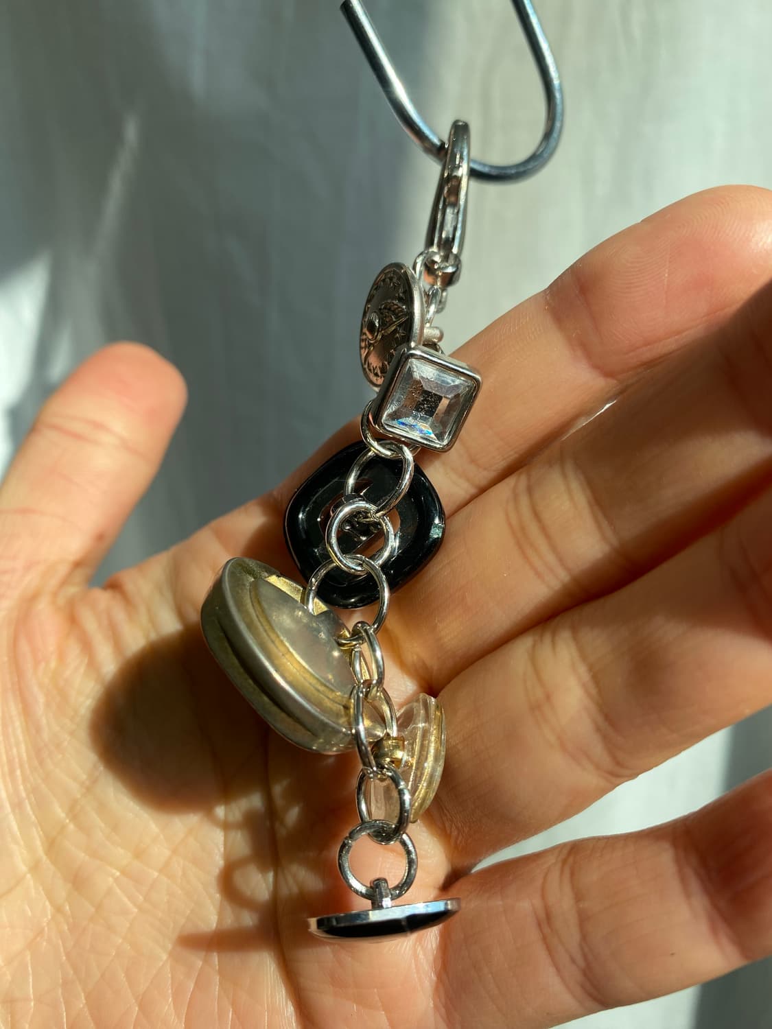 vintage button keyring_dark 상품이미지3