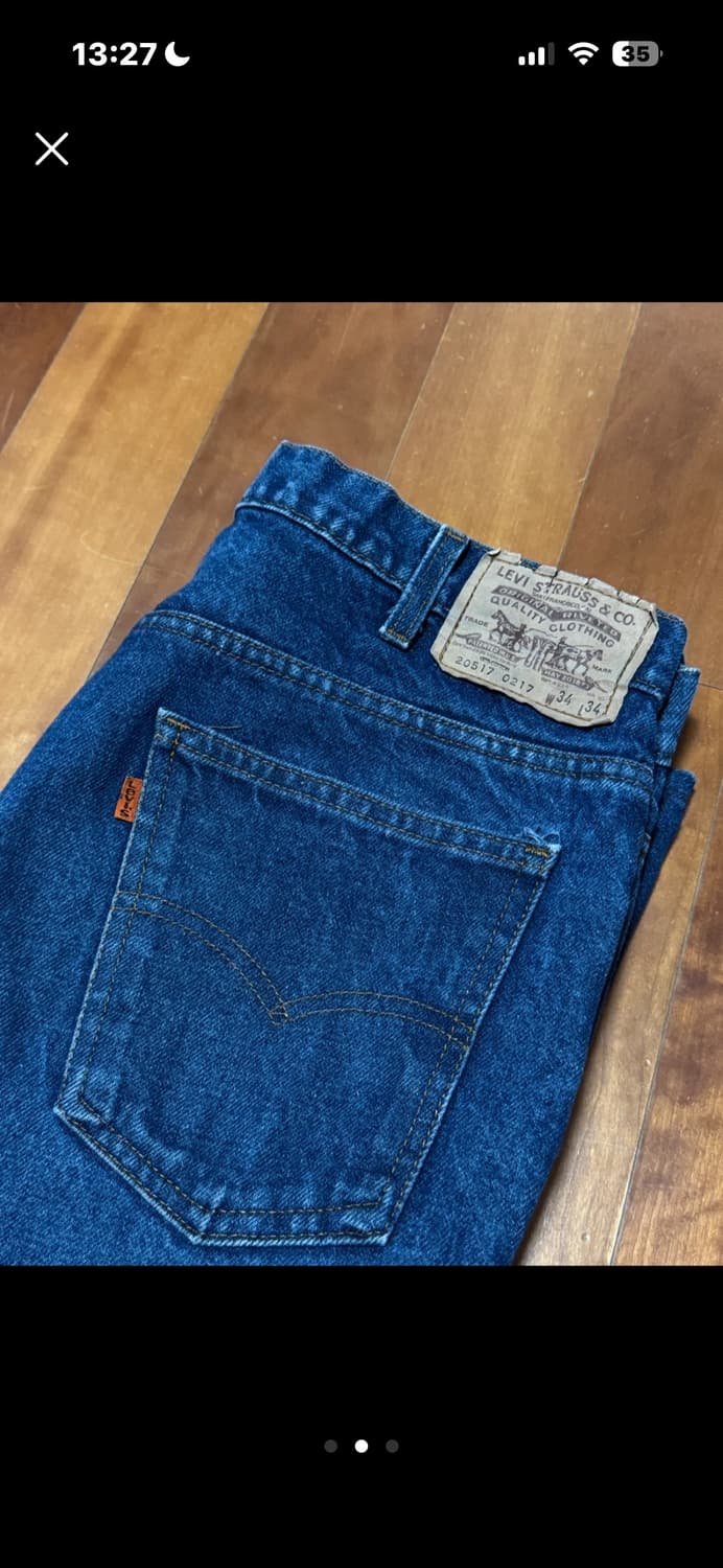 빈티지 리바이스 517 오렌지탭 상품이미지2