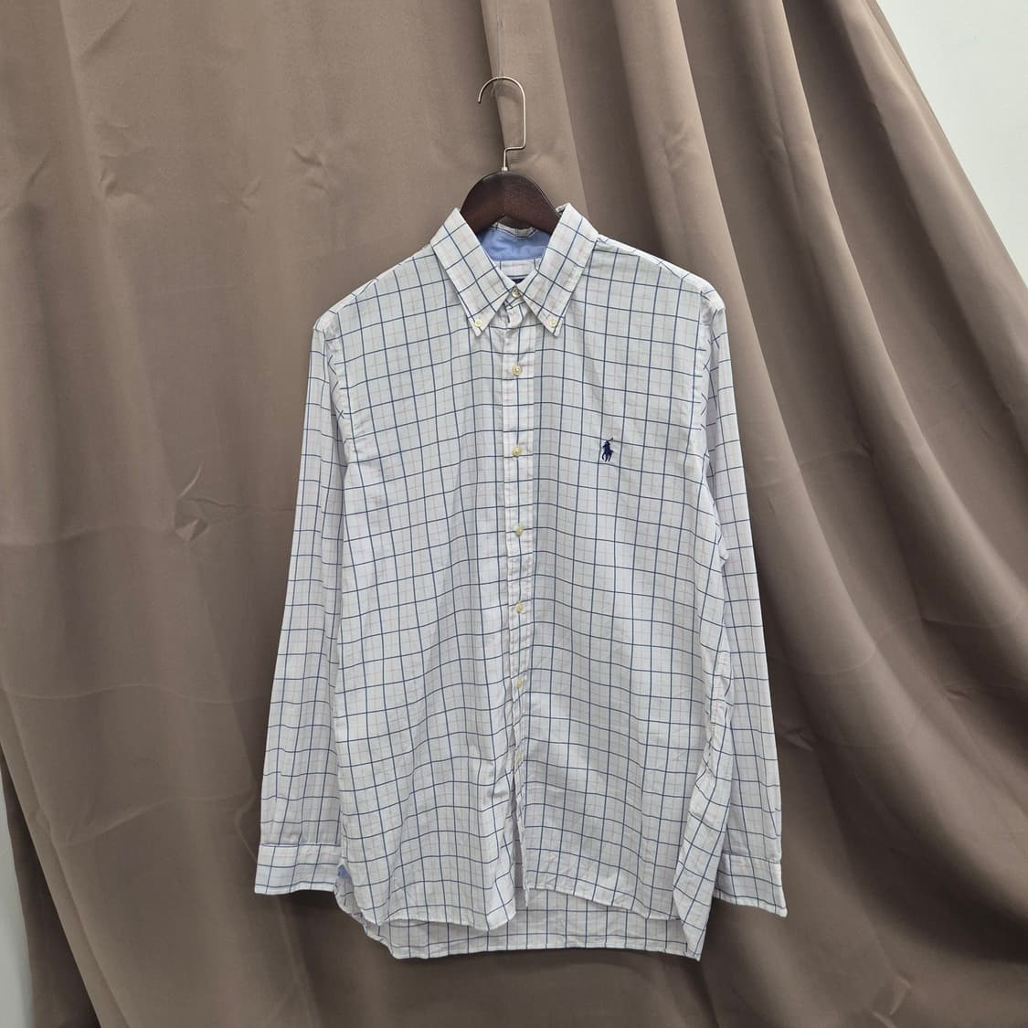 폴로 랄프로렌 태터솔 체크 셔츠 M 상품이미지1