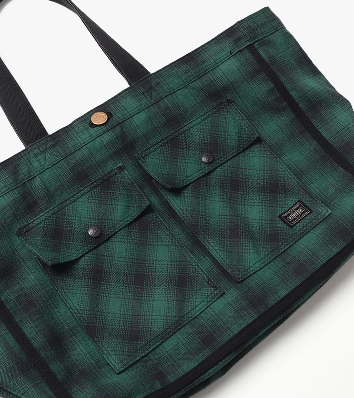 PORTER - REVERSIBLE CHECK TOTE BAG 상품이미지2