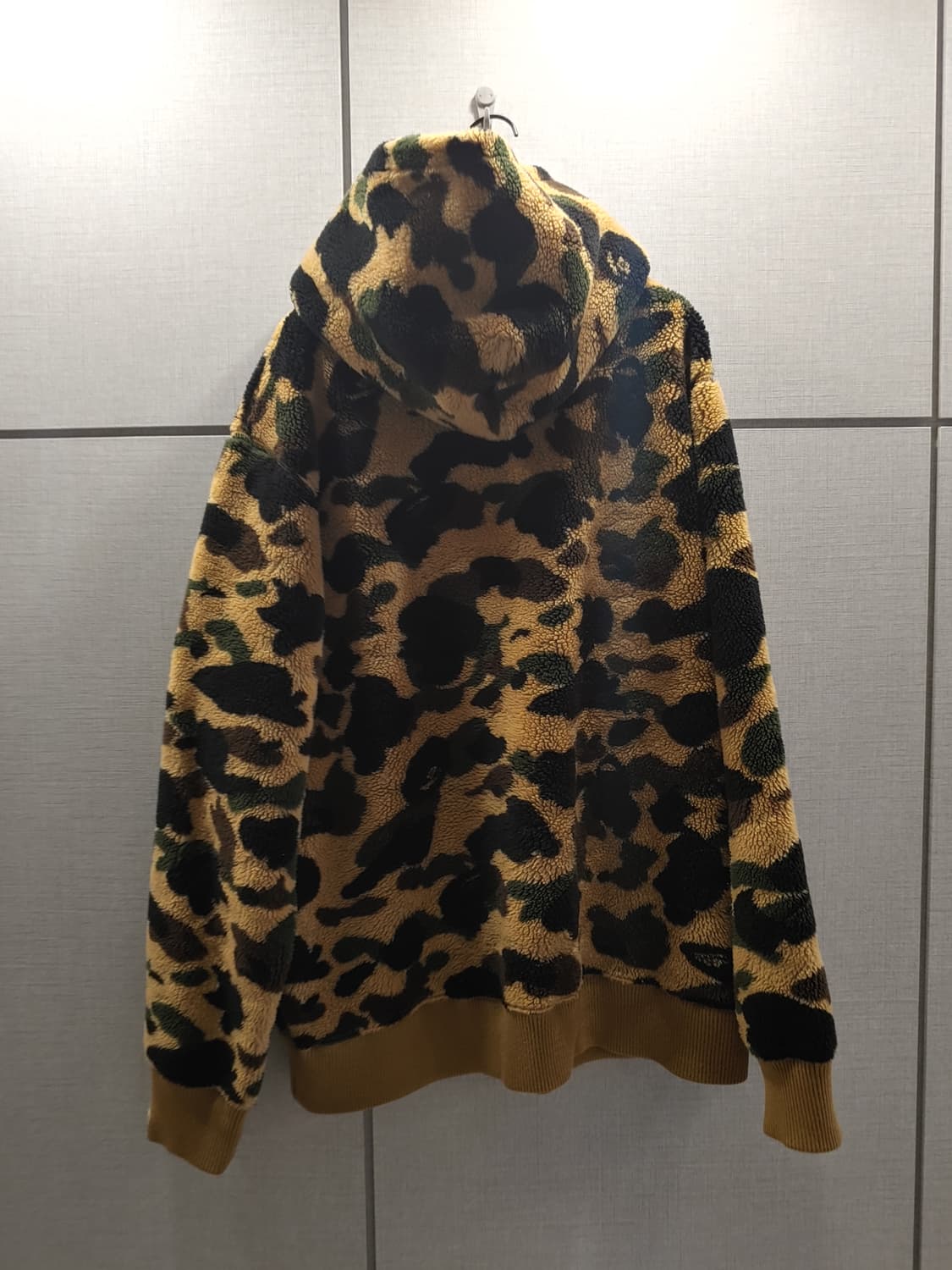 [XXL] 베이프 1st 보아털 플리스 후드집업 상품이미지2