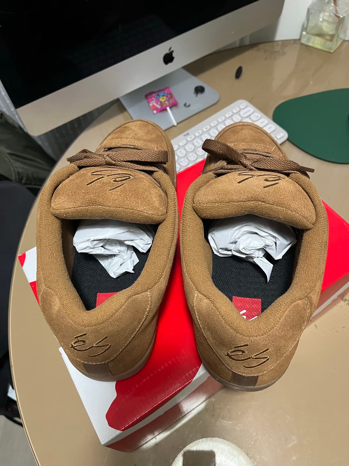 (새상품) éS Accel OG 브라운 스케이트보드화 275 상품이미지4