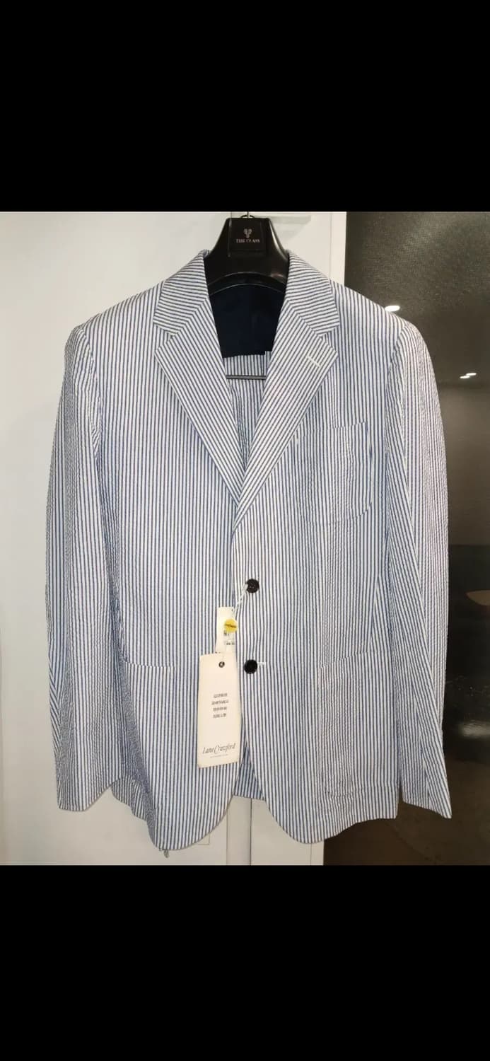 CAMOSHITA COTTON SILK SEERSUCKER SUIT 상품이미지2