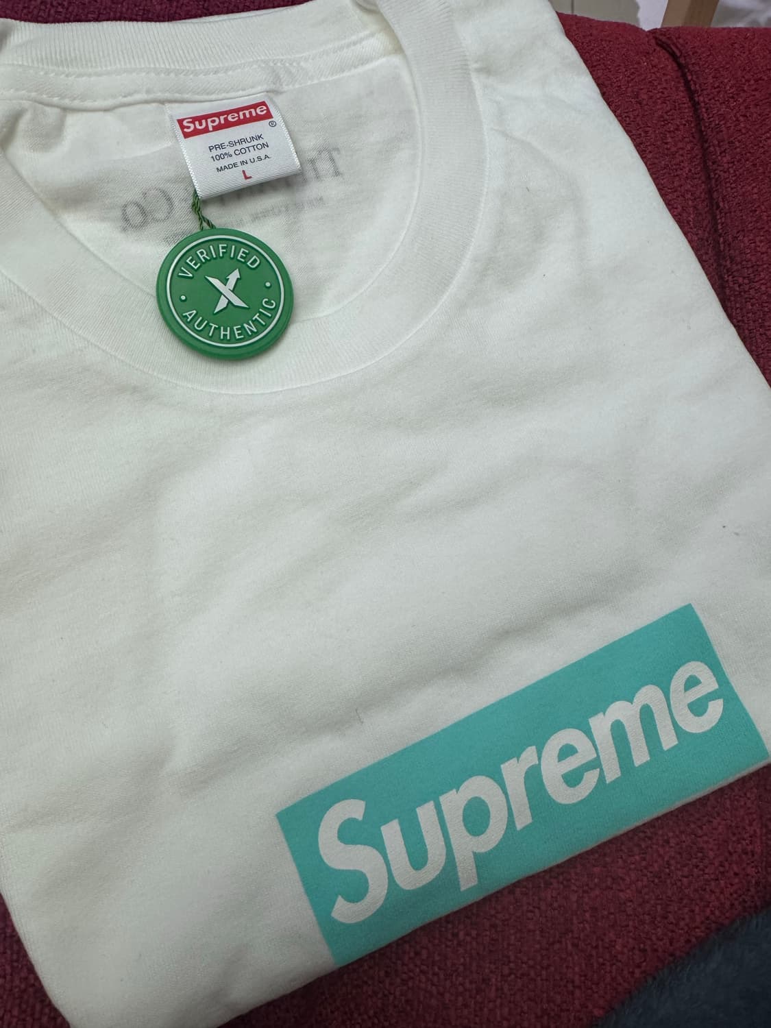 슈프림 티파니 박스로고 L 상품이미지1