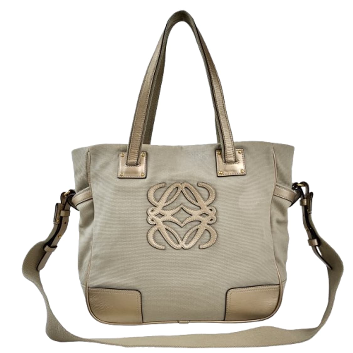 정품 로에베 아나그램 리넨 옥스포드 숄더/크로스백 상품이미지1