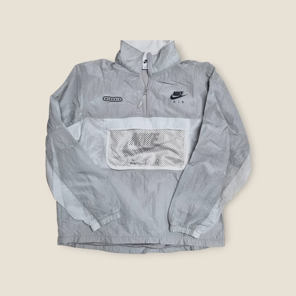 나이키 에어 메쉬 포켓 아노락 바람막이 - 실버 그레이 [XL/105]  상품이미지1