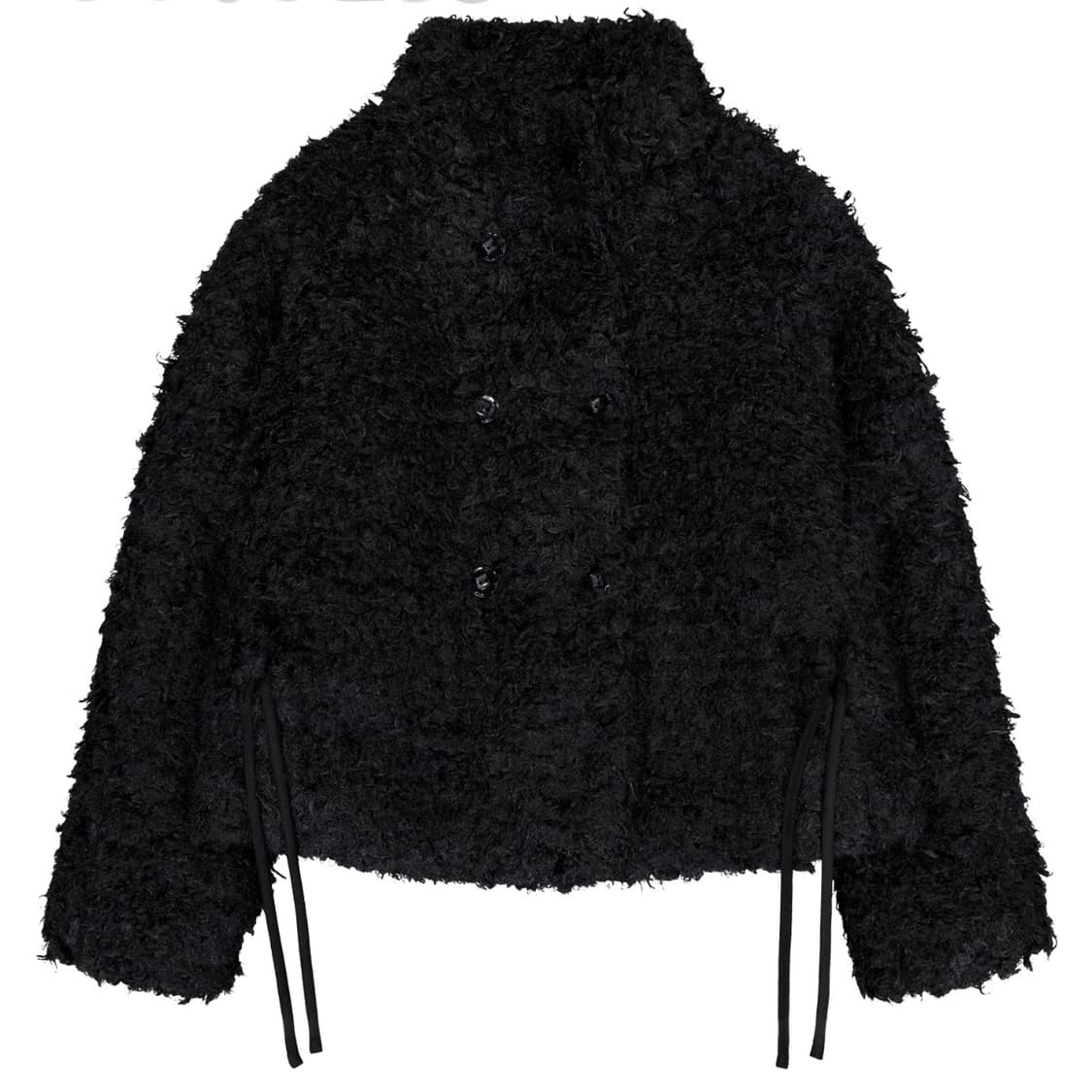 Coyseio HAIRY FUR JACKET BLACK 상품이미지1