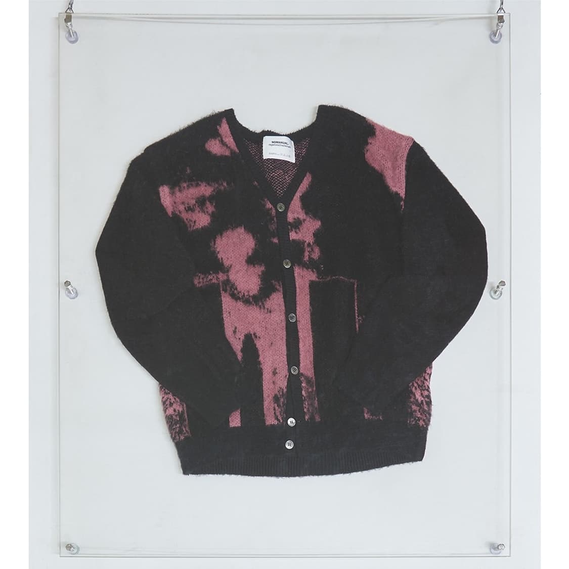 NOMANUAL BD HAIR CARDIGAN PINK (20FW) 상품이미지3