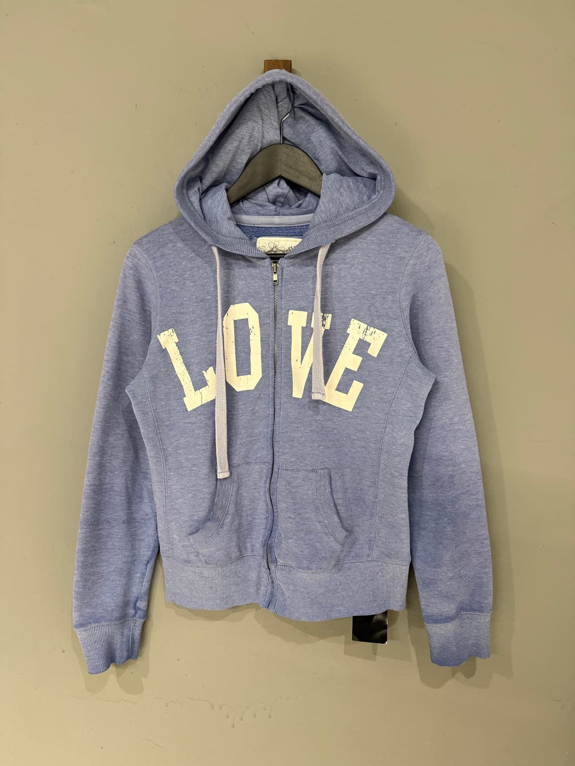 “L O V E" lettering hood zip-up 상품이미지4