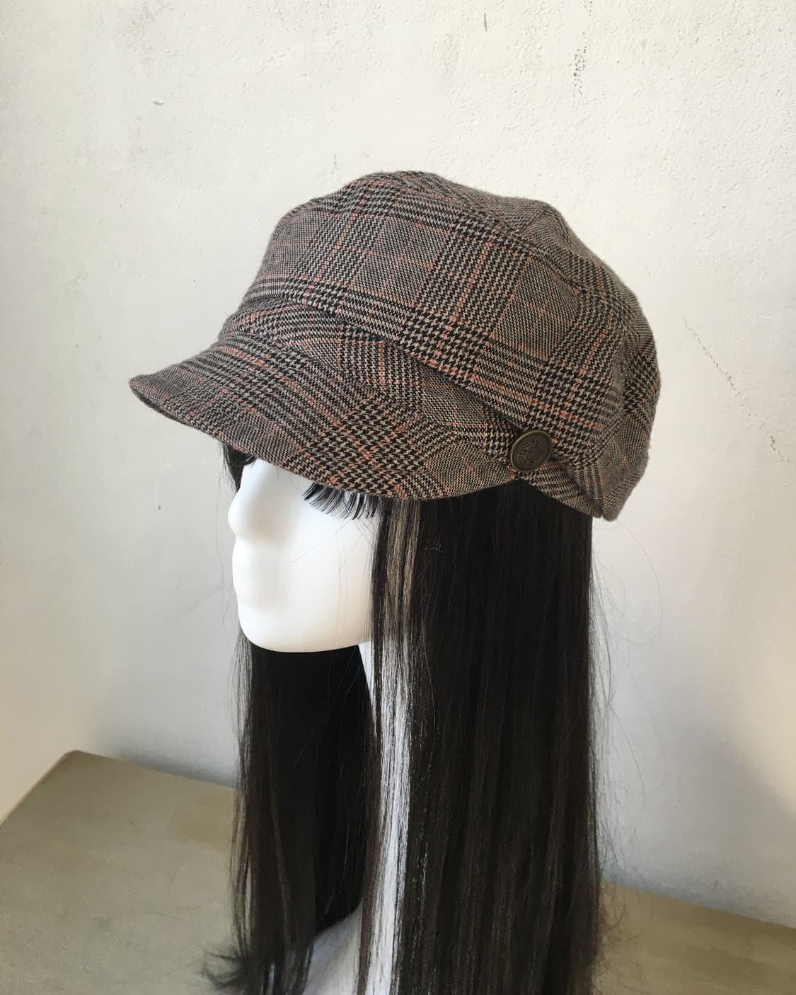  check pattern cap 상품이미지1