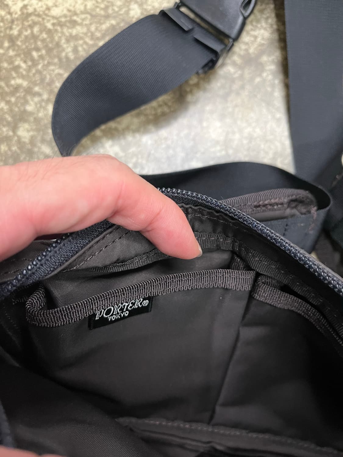 요시다 포터 다크브라운 웨이스트백 상품이미지7