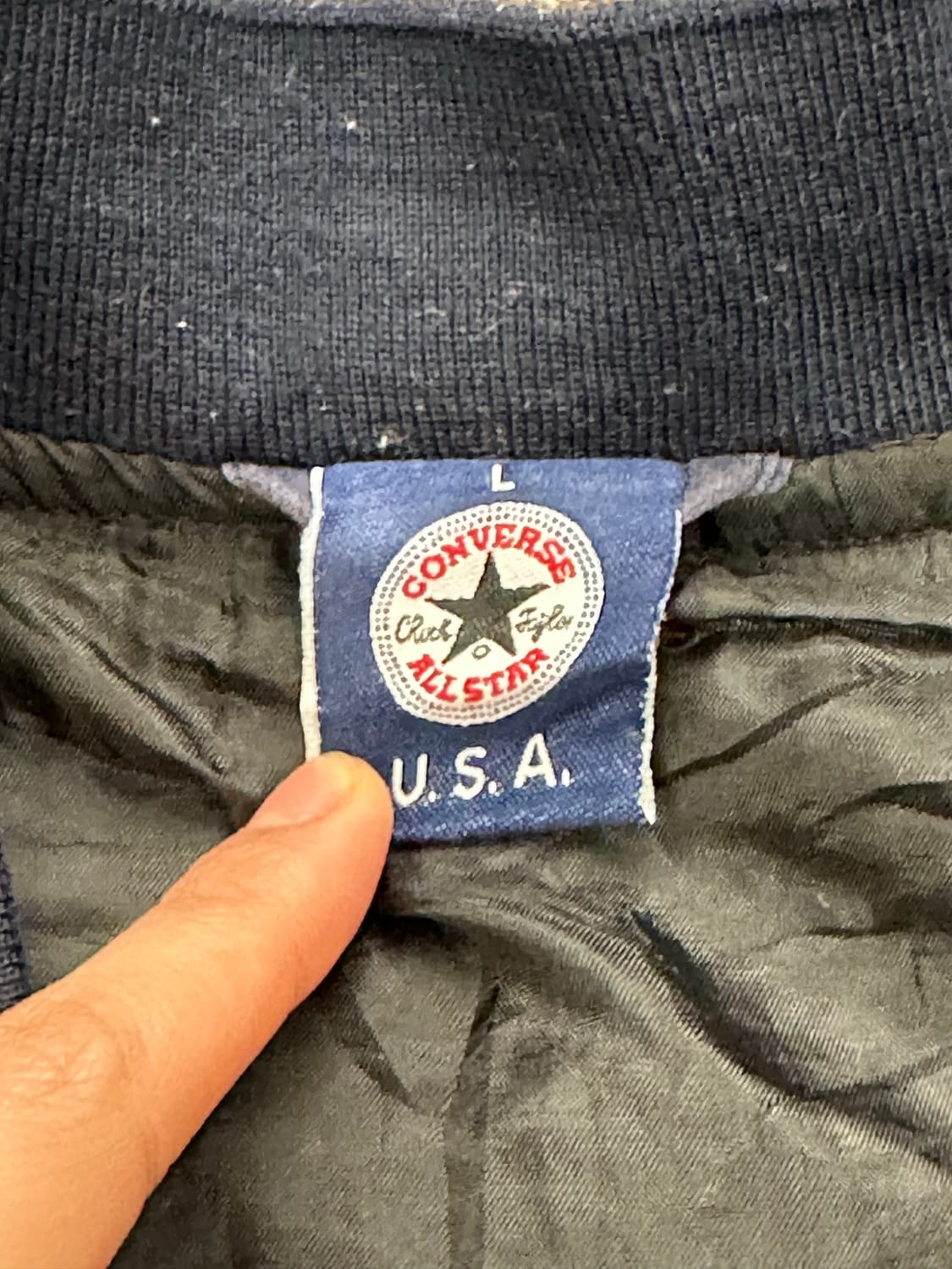 L)Converse 빈티지 레트로 C 바시티 자켓 상품이미지4