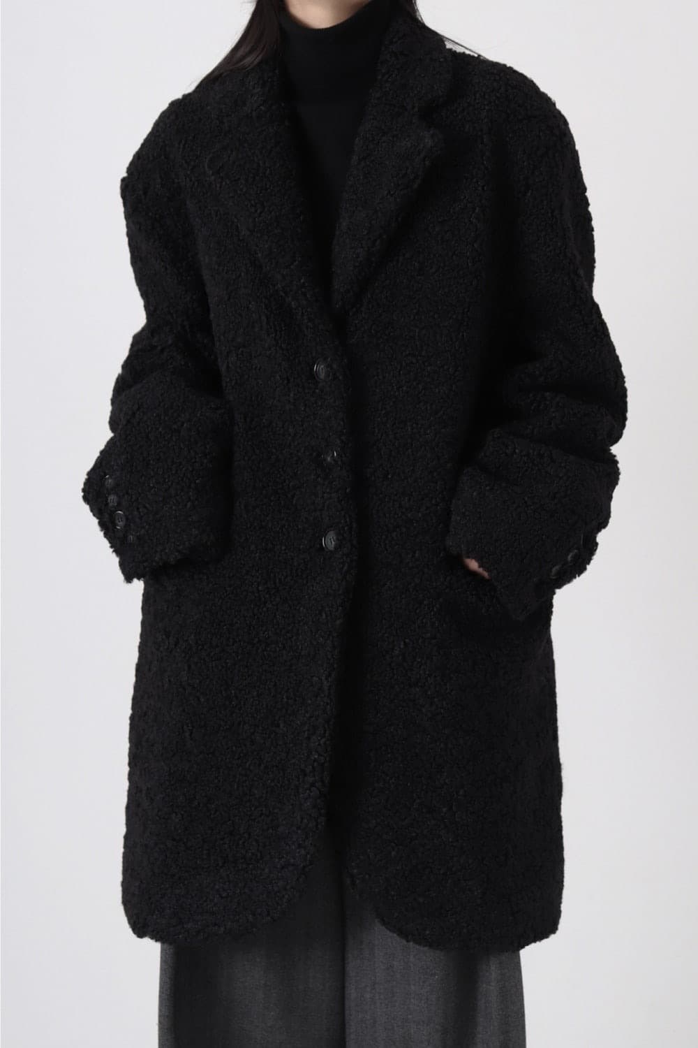 트리밍버드 푸들자켓 블랙 상품이미지1