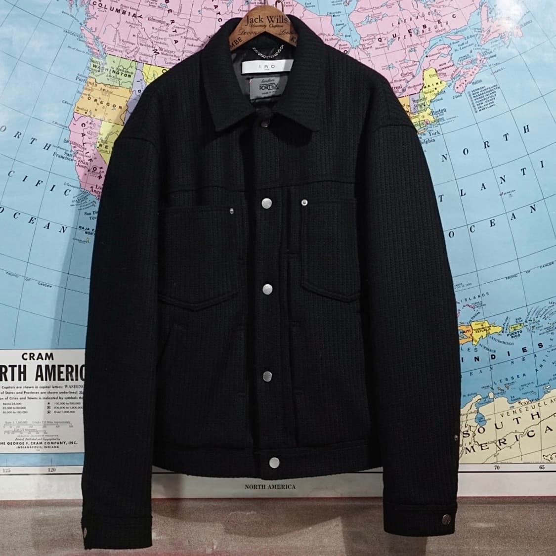 이로 스웨터 텍스처 트러커 자켓 상품이미지1