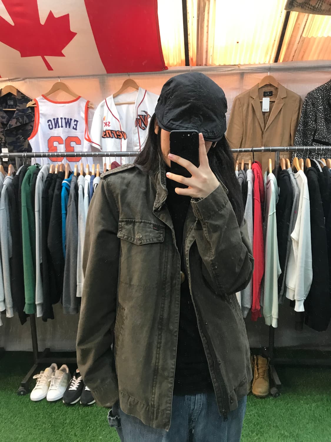 리바이스 밀리터리 워싱 워크자켓 상품이미지1