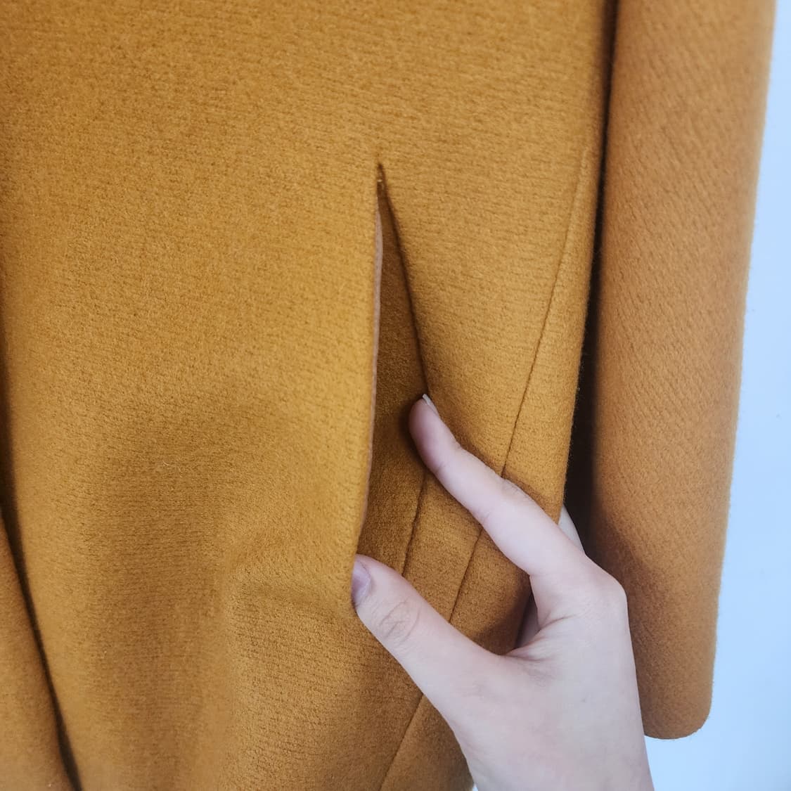 마레몬떼 울 자켓 머스타드 상품이미지4