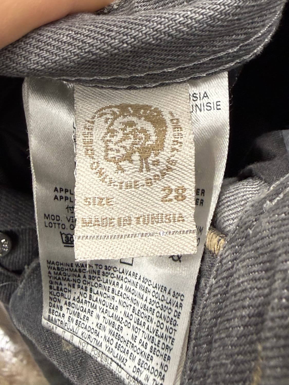 diesel 디젤 데님팬츠 28 상품이미지5