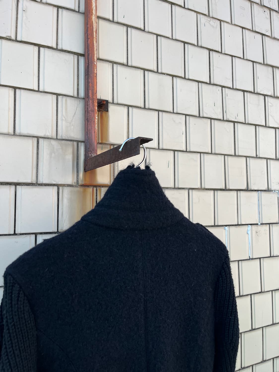 Diesel 양털 사선 지퍼 코트 상품이미지5