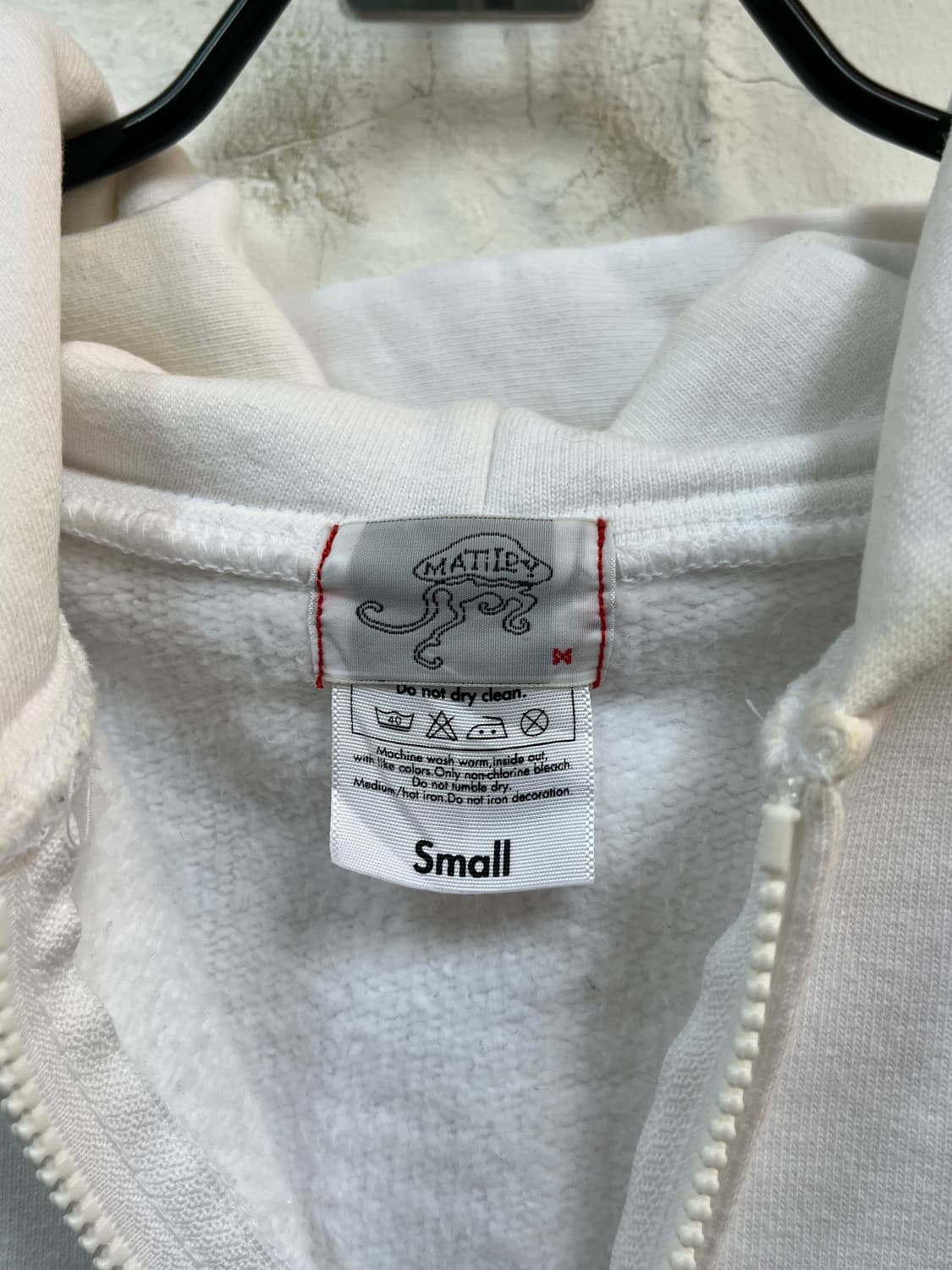 Matildy 재패니즈 그래픽 화이트 후드집업 S 상품이미지2