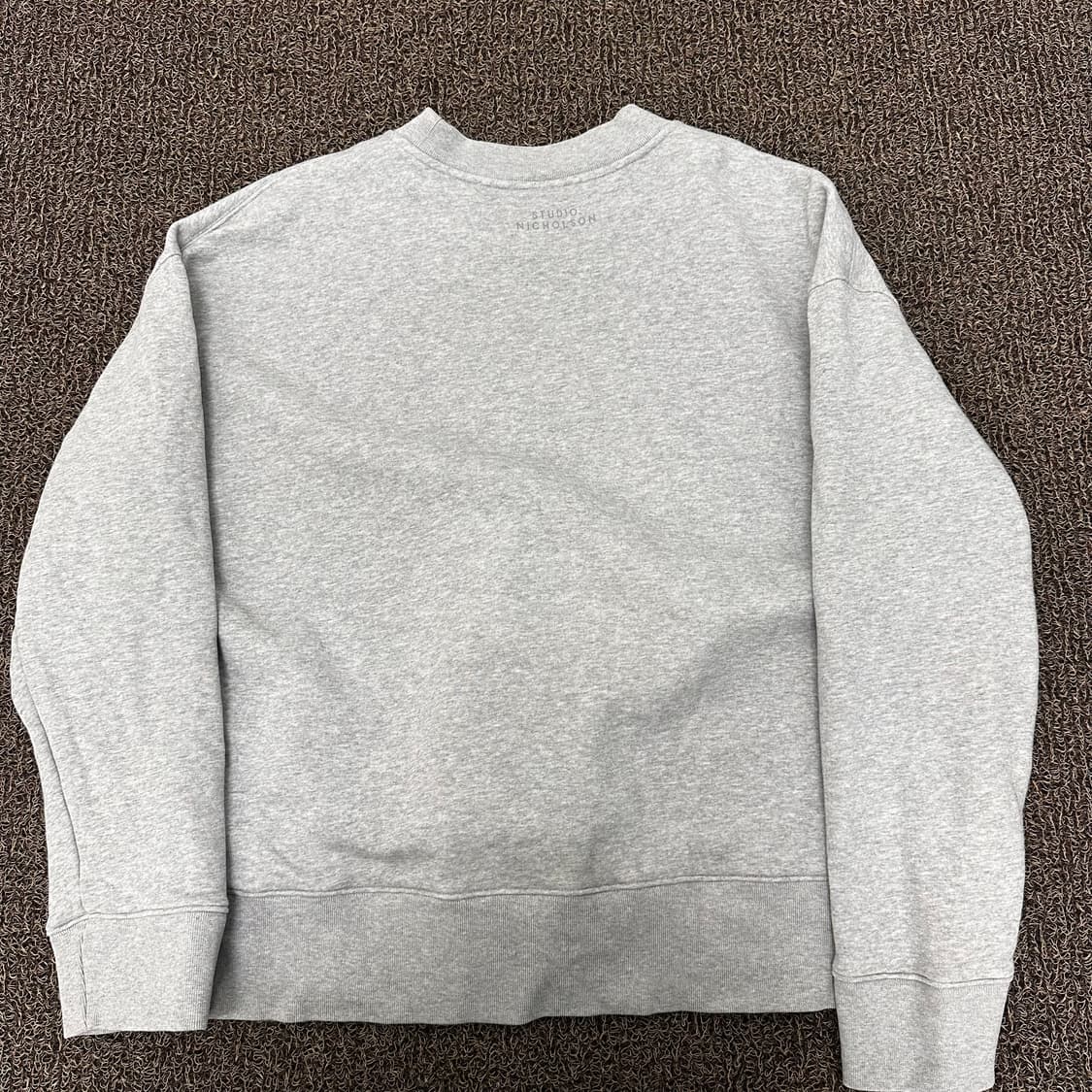 스튜디오 니콜슨 스웻 기모 맨투맨 그레이 XL 상품이미지5