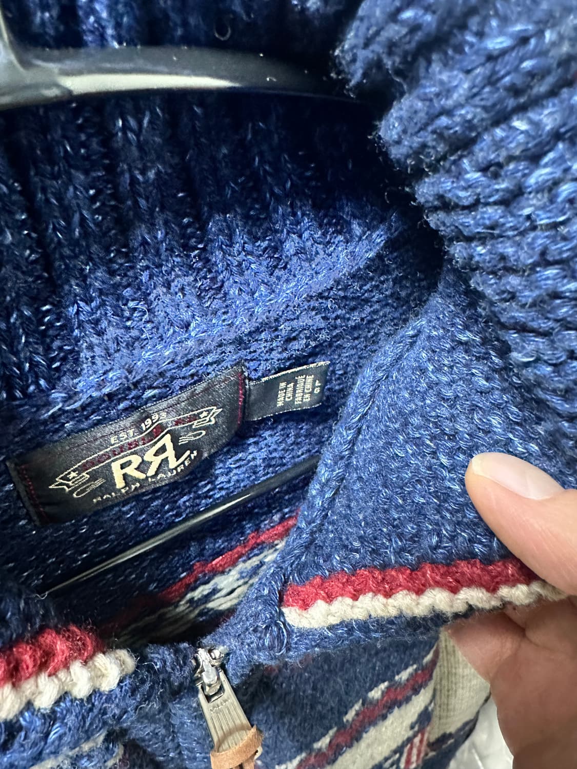 RRL 유니언 브라더후드 가디건 L 상품이미지4