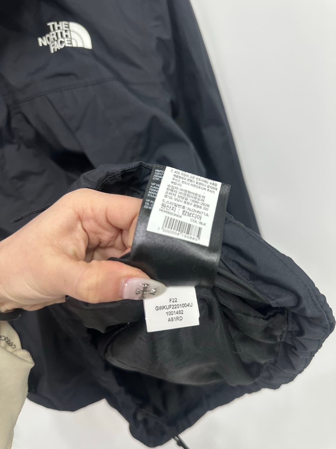노스페이스 블랙 바람막이 상품이미지6
