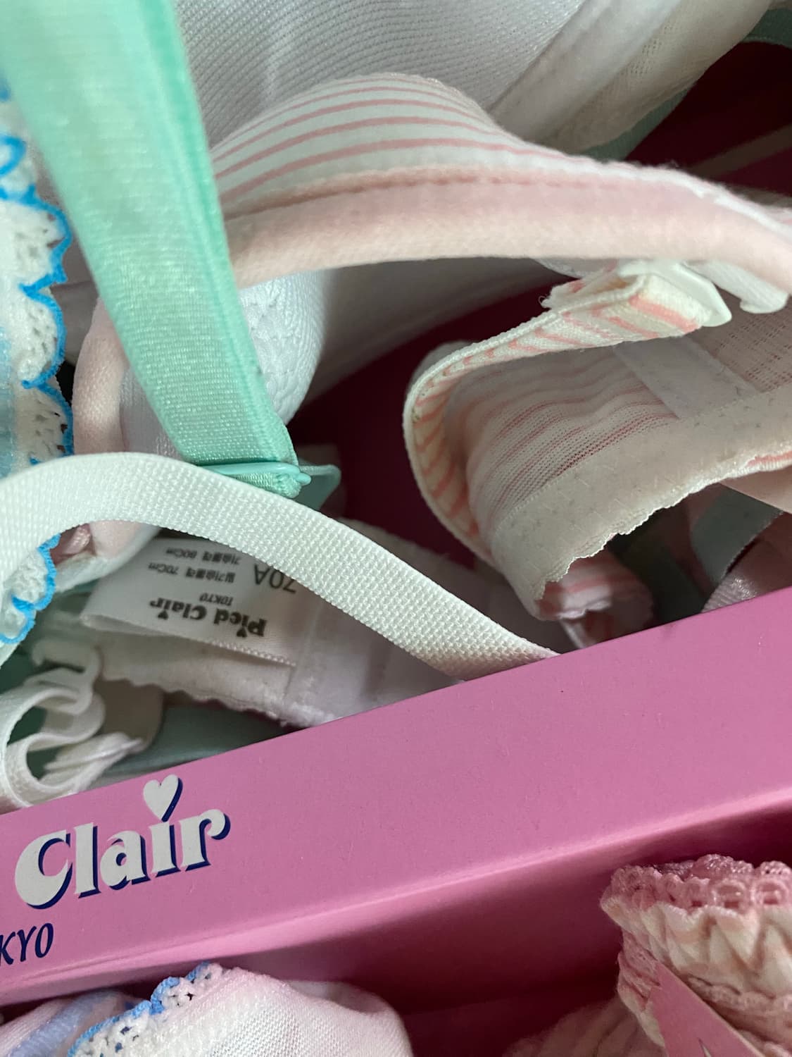 피에드클레르 브라/팬티 세트 새상품 상품이미지5