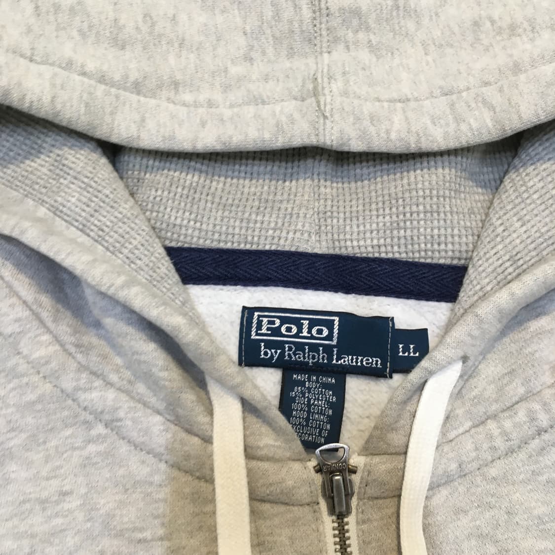 랄프로렌 그레이 빅포니 후드 y2k 스트릿 갸루 펑키 일본빈티지os-62 상품이미지4